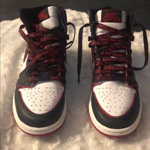 Air Jordan retro 1’s blood line